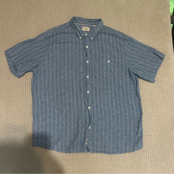 Weatherproof Blue Casual Button‎ Down Shirt - Picture 1 of 4